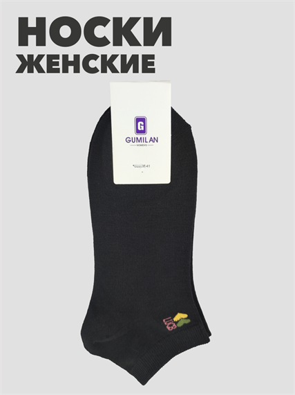 Носки женские короткие черные b3100100945 2 b3100100945 2-3 - фото 50360
