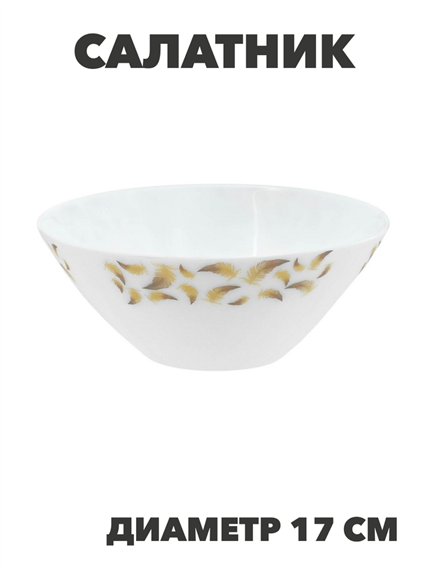 Салатник Paulina d17см 750мл, y3060603207 y3060603207 - фото 61124