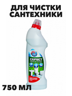 Средство для чистки сантехники ВЫГОДНАЯ УБОРКА, "Санчист", 750 мл a10104073