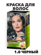 Стойкая крем-краска для волос Biocolor 1.0, Черный a20201114