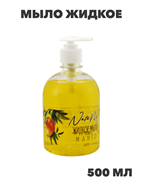 Мыло жидкое NataM 500мл с дозатором Манго, n3943-544431 n3943-544431