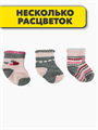 Носки 3 пары для новорожденных b103080007 b103080007 - фото 45574