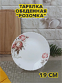 Тарелка обеденная “Розочка”, d 19 см из стеклокерамики, m3060602541 m3060602541 - фото 57705
