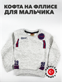 Кофта на флисе для мальчиков, "PirPir", беживый, b1010301802 r1010301802 - фото 57960