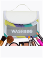 Косметичка Washbag белая 23х18х12 см, y2010402953 y2010402953 - фото 60209