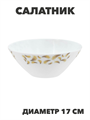 Салатник Paulina d17см 750мл, y3060603207 y3060603207 - фото 61124