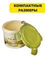 Контейнер с крышкой "Зайчата", 420мл, полипропилен, n3670-gl-829-142 n3670-gl-829-142 - фото 62188